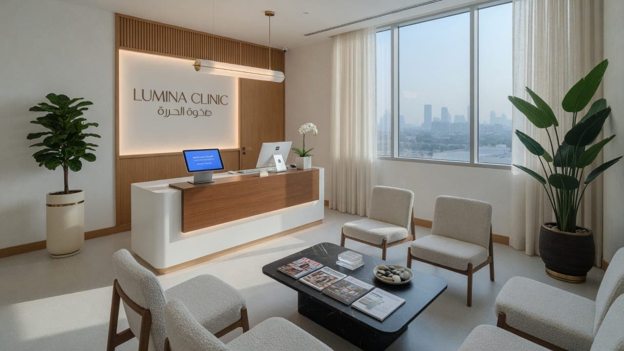 Modern medical clinic interior in Dubai