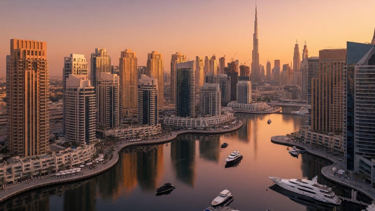 Dubai Business Bay skyline