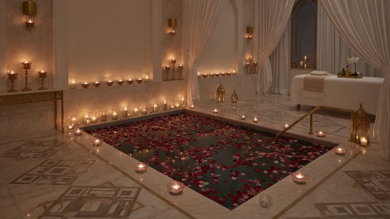 Luxury spa interior in Dubai