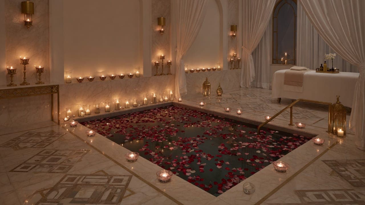 Luxury spa interior in Dubai